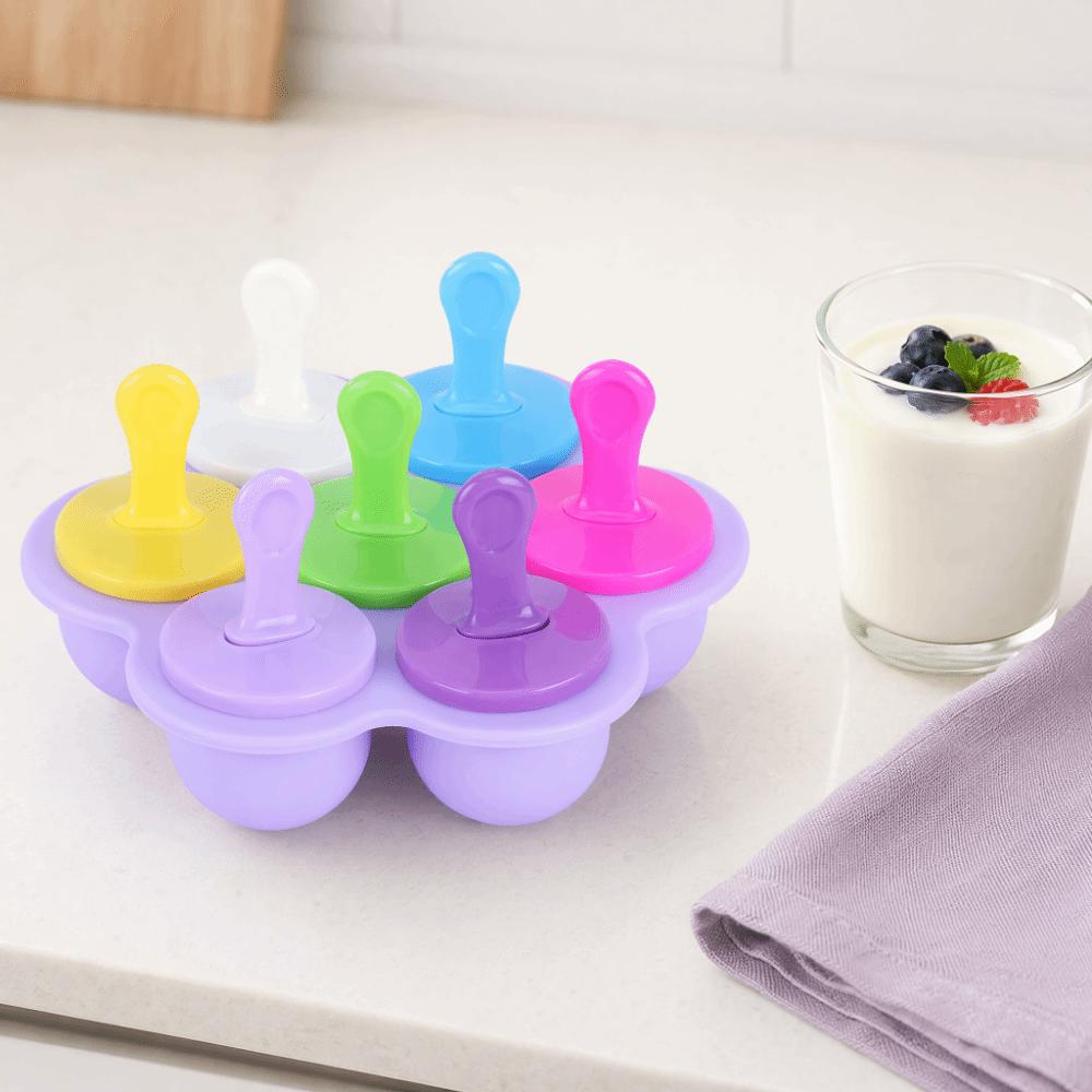Reusable Silicone Popsicle Molds BPA Free DIY Mold Silicone Ice Cream Molds Household Kitchen