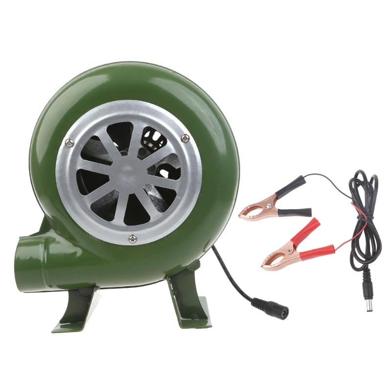 

Barbecue Fan BBQ Blower 40/60/80W Mini Blacksmith Air Blower with Duct Iron Gear Portable Electric Blower for Camping 1