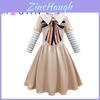 M3gan Girls' Halloween Costume Dress For Cosplay Polyester Fabric Available In Multiple Sizes