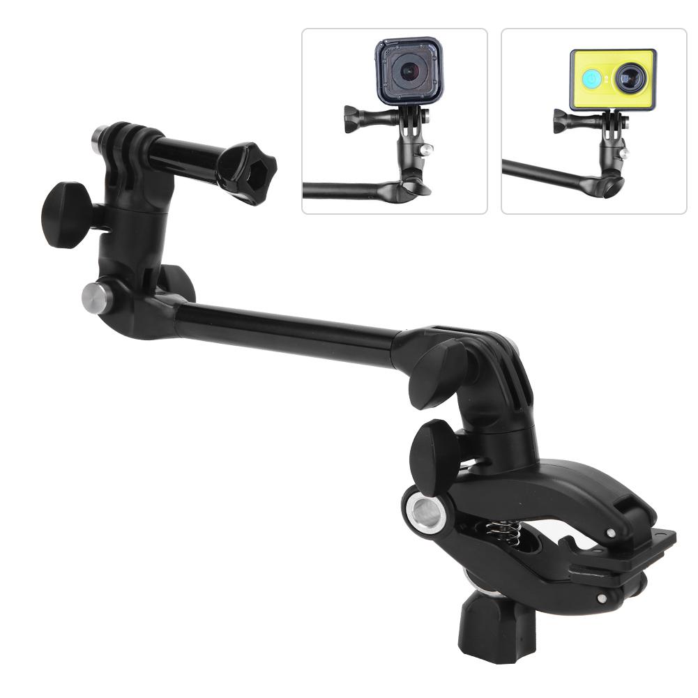Black Music Instrument Camera Rotating Adjustable Bracket Fixed Clip Accessories for Gopro Sports