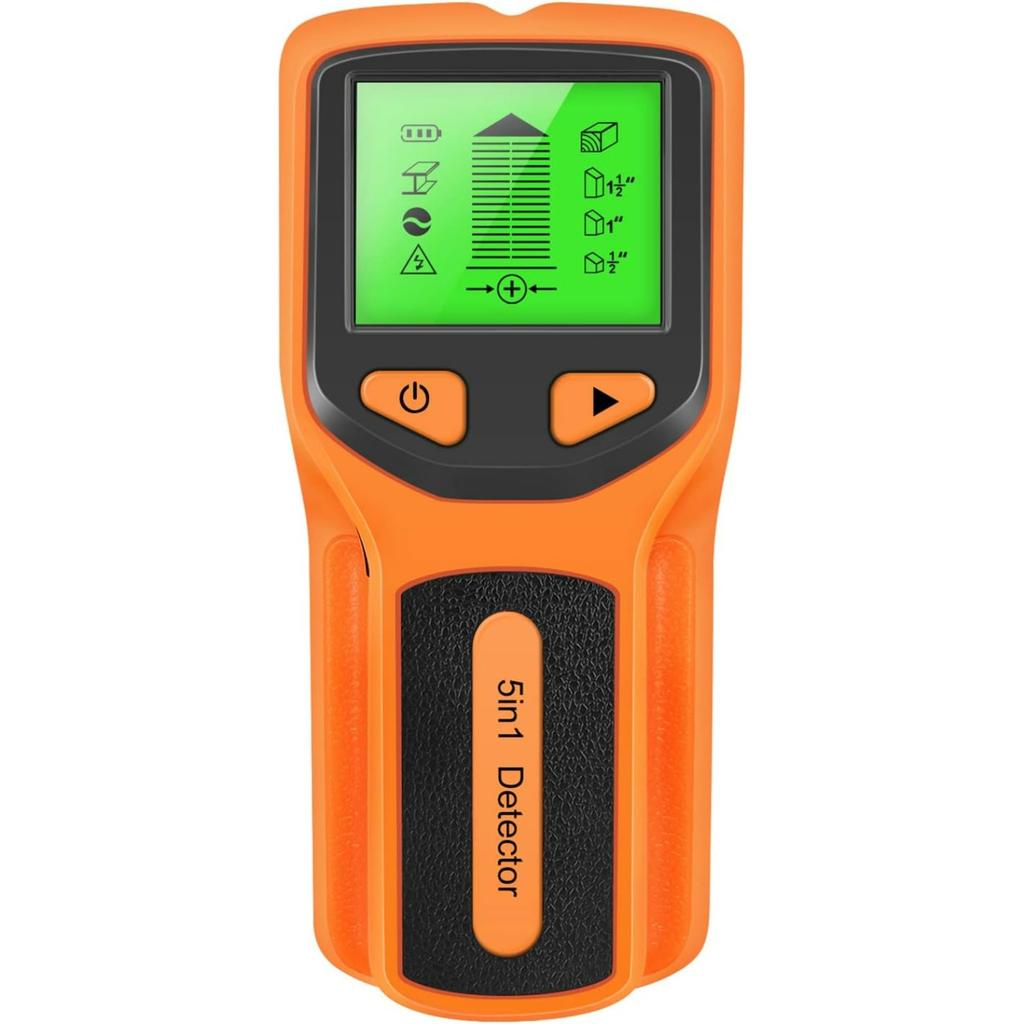 Stud Finder Wall Scanner, 5 in 1 Electronic Stud with LCD Display for Wood Metal and AC Wire Detection