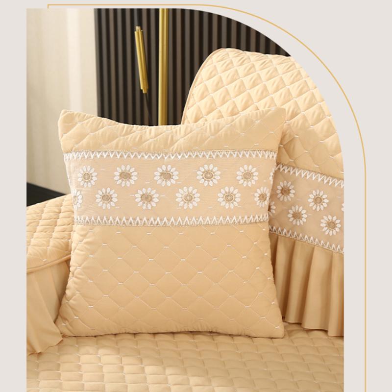 Four Seasons Universal Sofa Cover Full Package Household Sofa Dustproof Set Minimalist Modern Seat Cushion Combination Anti Slip Pad