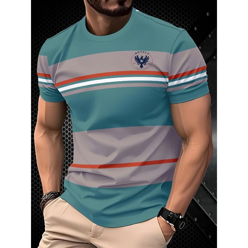 Herren Kurzarm Mode Einfache Oberteile Locker Vielseitige T-Shirts Herren