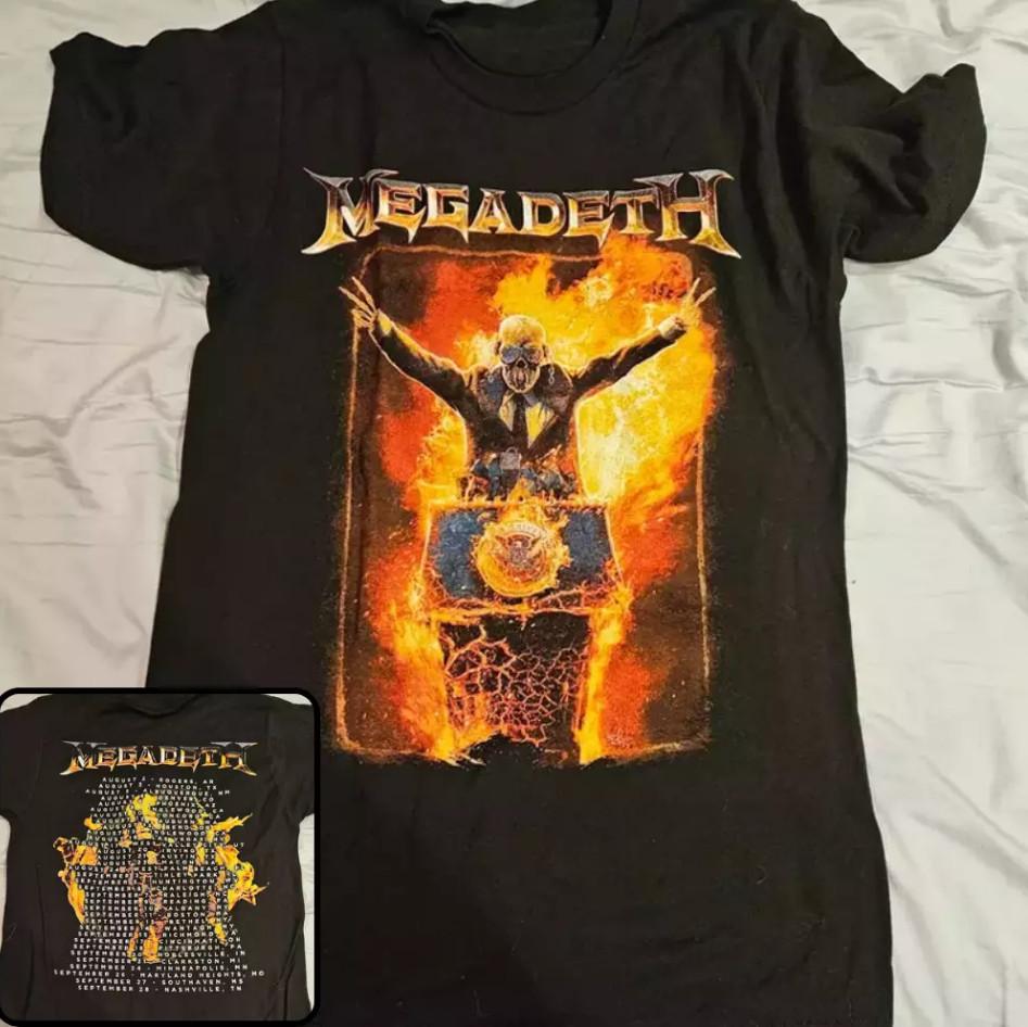 Megadeth Destroy All Enemies Tour 2026 T-shirt size S-5XL S