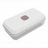Ice Cube Tray with Lid Bin Scoop Stackable Storage Easy Release Press Type Ice Maker for Freezer