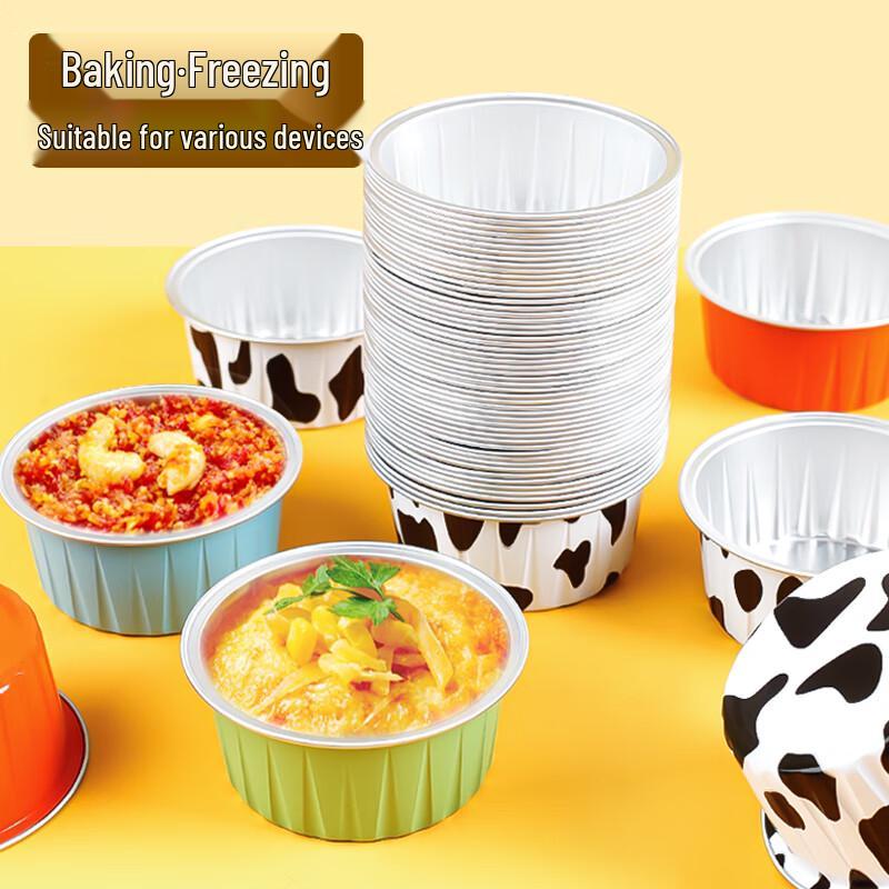 Reusable Aluminum Foil Baking Cups for Air Fryer and Oven
