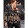 Long Sleeved Ethnic Style Shirt Men's Autumn Oversized Shirt With Lapel Button Long Sleeved Shirt Men's Outdoor Casual Shirts