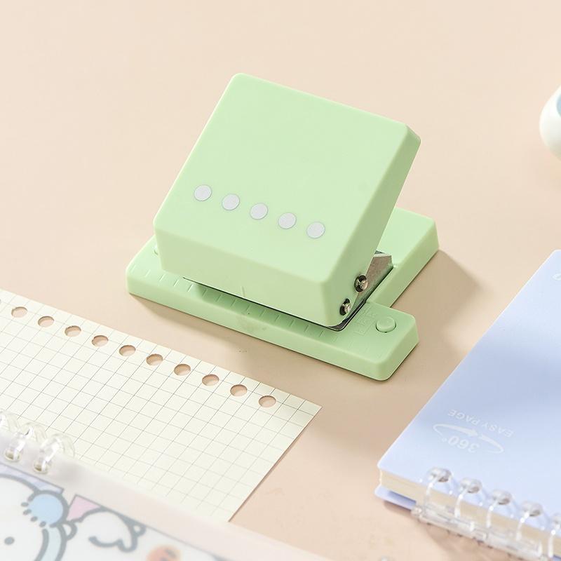 1PC Five-hole Punch, Binder Punch, Manual Punching Tool for A4, A5, B5 and All Kinds of Paper, Loose-leaf Book, Office School Supplies