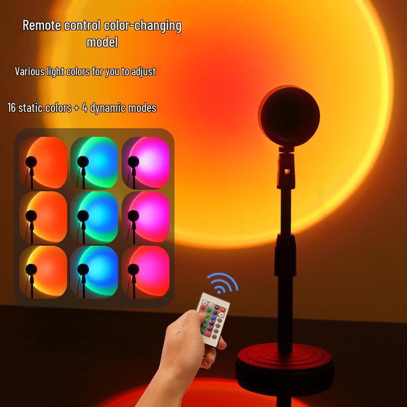 Adjustable Sunset Floor Lamp for Bedrooms - Create a Twilight Atmosphere