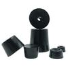 8pcs Rubber Shock Absorbing Feet, Anti-Vibration Pads for Furniture,Speaker,Washing Machine,Non-Slip Floor Protector with Gasket
