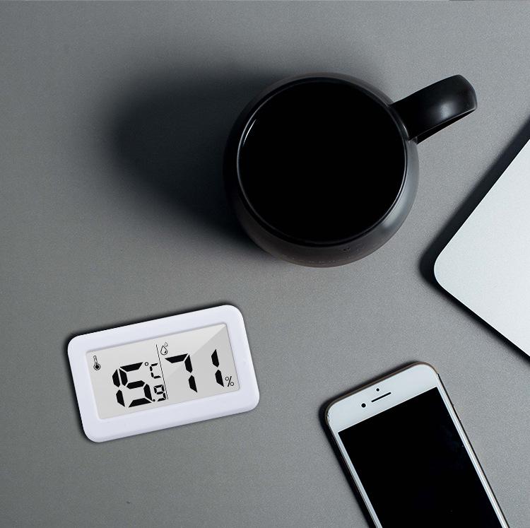 Pandun 1cm Slim Digital Thermometer & Hygrometer for Baby Room