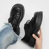 Z spring new derby leather shoes casual big head platform sports Martin boots low top
