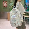 College Style Backpack Puppy Pattern Schoolbag Junior High School Student Book Bag