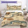 Custom Name One Piece Pattern Bedding,Quilt Set Quilt Cover Pillowcase Home Birthday Gift(1 * Duvet Cover + 2 * Pillowcase, Without Core)_lx