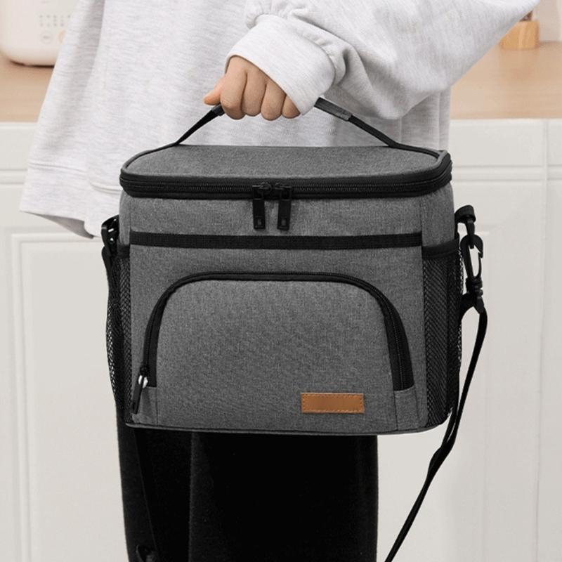 Sturdy Waterproof Picnic Coolers Bag Thermal Insulation Lunch Organizers for Outdoor Activities