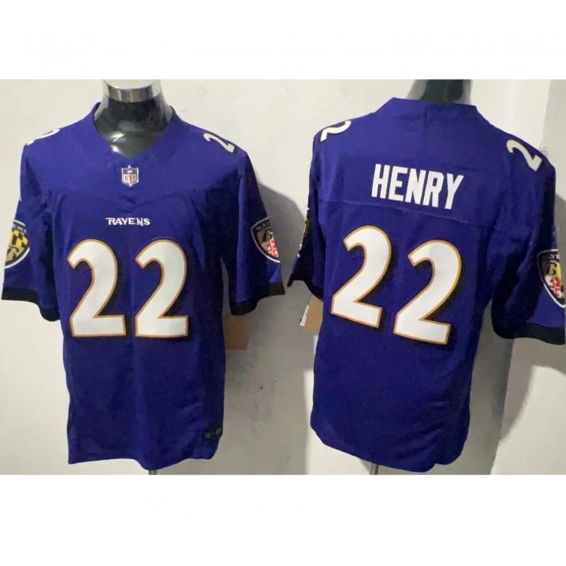 Baltimore Ravens NFL Camiseta de Fútbol Manga Corta Ropa de Equipo Bordada para Hombre Ropa Deportiva para Aficionados
