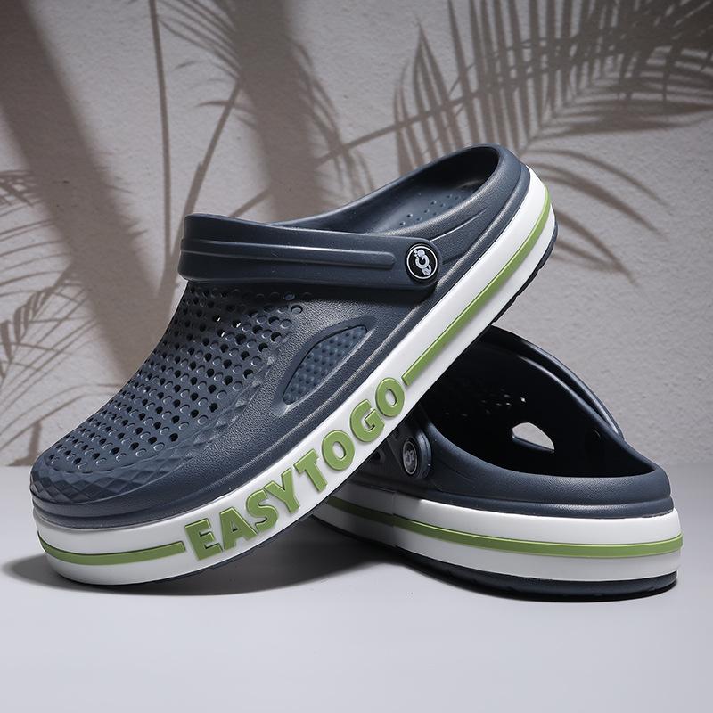 Sabots unisexes, chaussures de jardin, légères, antidérapantes, pantoufles, sandales de plage décontractées ajourées, chaussures pour adultes