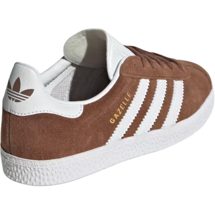 adidas Gazelle C Usate Marrone Sneakers Bambino Bianco Nuvolato Oro Metallico IF9807