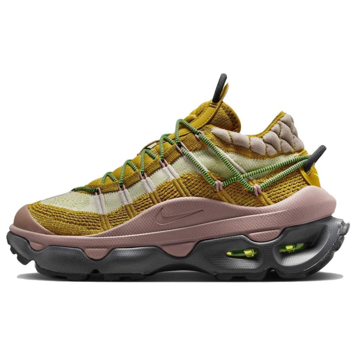 Nike Air Max Flyknit Venture Women Bronzine Volt Smokey Mauve Dark Smoke Grey FD2110-700 EU 37.5