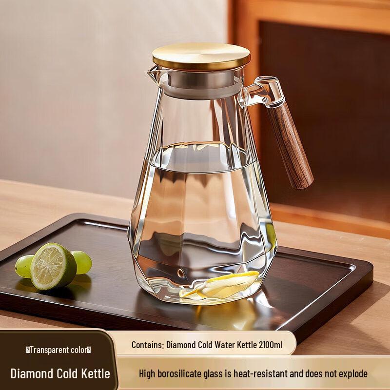 Qiwei High-Temperature Resistant Glass Pitcher