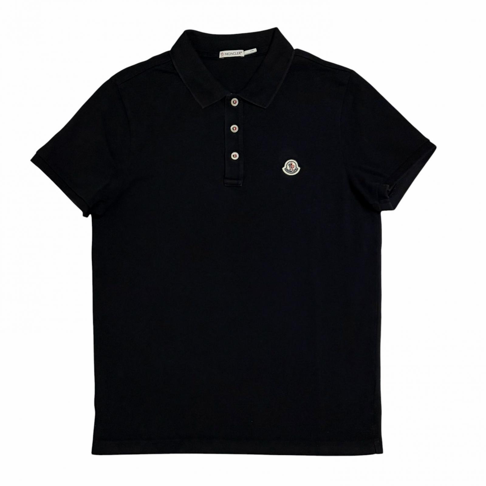 MONCLER Polo Shirt Black Men s Size M Model D1091834080084556