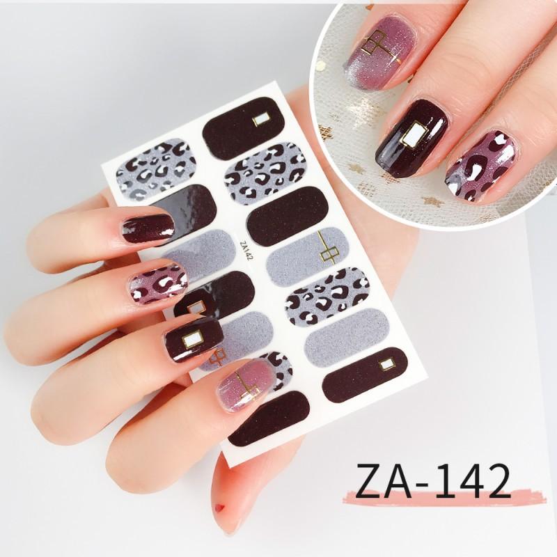 ZA Nail Sticker Full Nail Patch Nail Film Nail Film Nail Sticker Nail Tools Durable Waterproof Hand