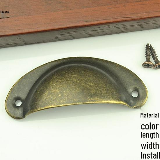 Vintage Seashell Drawer Handle for Chinese & European Cabinets