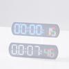 Creative LED Alarm Clock with Mult-Function: Displays Time, Temperature, Countdown, and Second Jump - Simple Design for Bedside (Model 6639)