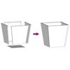 Plant Pot 40x40x40 Cm Weatherproof Steel