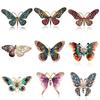 Vintage Butterfly Crystal Brooch Pin With Waterdrop Design For Women And Men