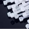 Manage Cables with 100/500Pcs Nylon Adjustable Zip Ties, Self-Locking Cord Straps for Home Office Use