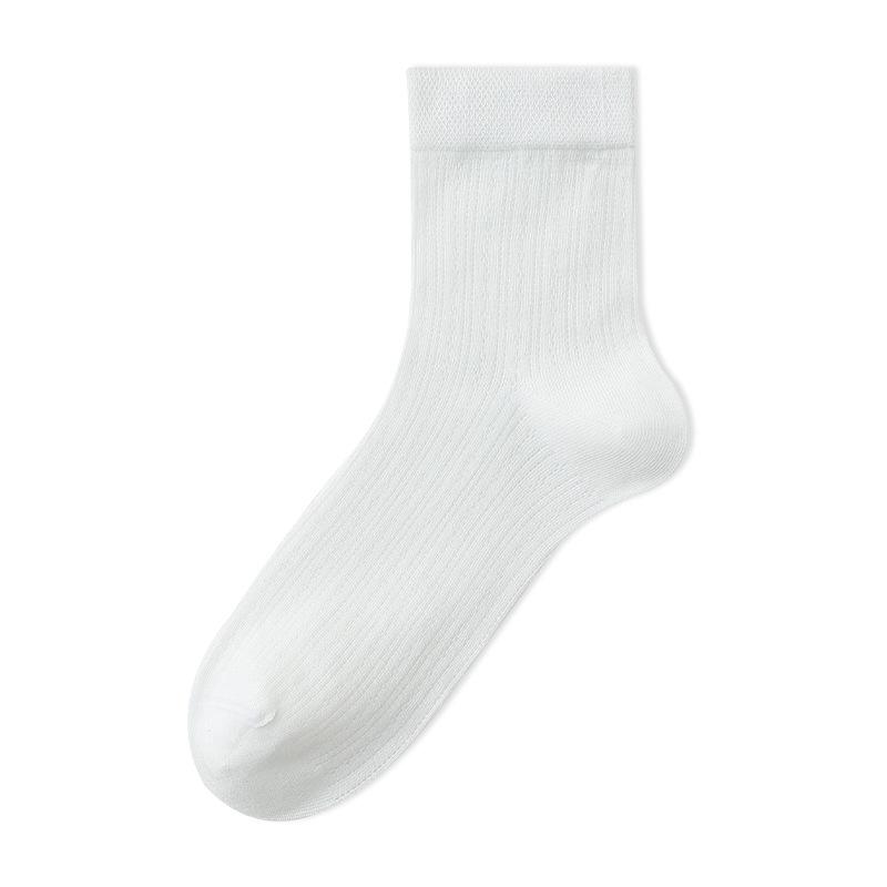 

Boneless Bamboo Cotton Socks for Women, Spring and Summer, Mesh Short Socks, Sweat-absorbing, Breathable and Comfortable, Mid-calf Summer Socks 1 pair