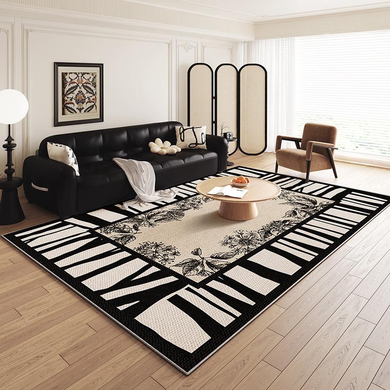 French Antique Carpet Living Room Sand Coffee Table Blanket Light Luxury Premium Bedroom Bedside Floor Mat Non-Slip And Anti-Fouling Floor Mat