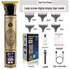 Rechargeable Electric Men's Hair Clipper: Waterproof, Special Carving Design