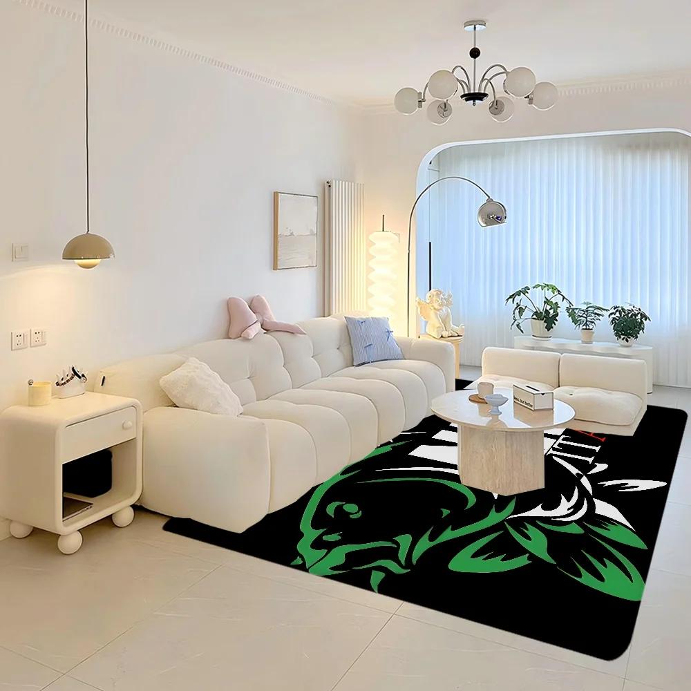 

Nash Fishing Logo Door Mat Washable Non-Slip Living Room Sofa Chairs Area Mat Kitchen Bedside Area Rugs 40x60cm