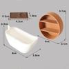 1Pcs Diy Wall Cabinet Decor Dollhouse Mini Bath Tub Model Storage Rack Ornament Pretend Food Play Miniature Doll Accessory