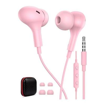 Earphones, Wired Earphones, Microphone, with Remote Control, Compatible with iPhone/iPad/iPod/PC/Android, 3.5mm Earphone Jack, Deep Bass, Magnetic