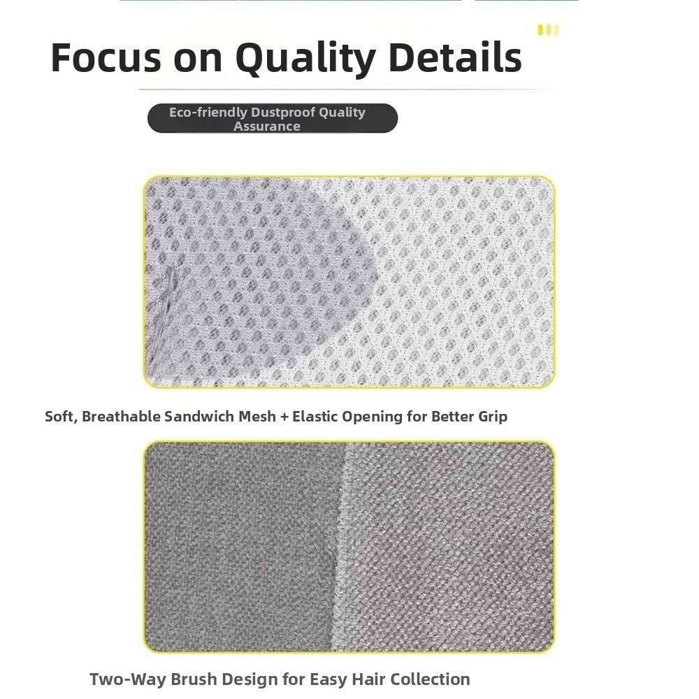 2Pcs Cat Paw Electrostatic Gloves Cute Pet Grooming Glove Cat Hair Cleaning Glove  Pet Accessories