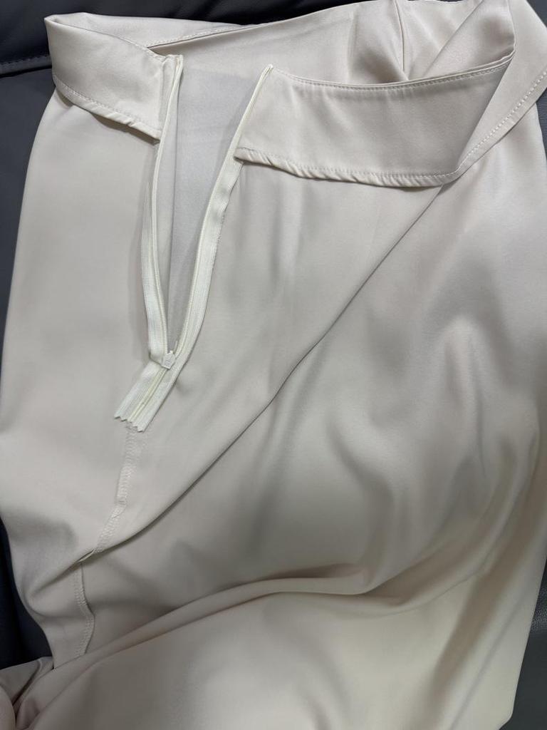 European & American Women's Imitation Silk Long Skirt, 2025 Spring/Autumn Collection