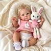 18-Inch Realistic Reborn Doll Toy - Silicone Girl Figure Companion Gift
