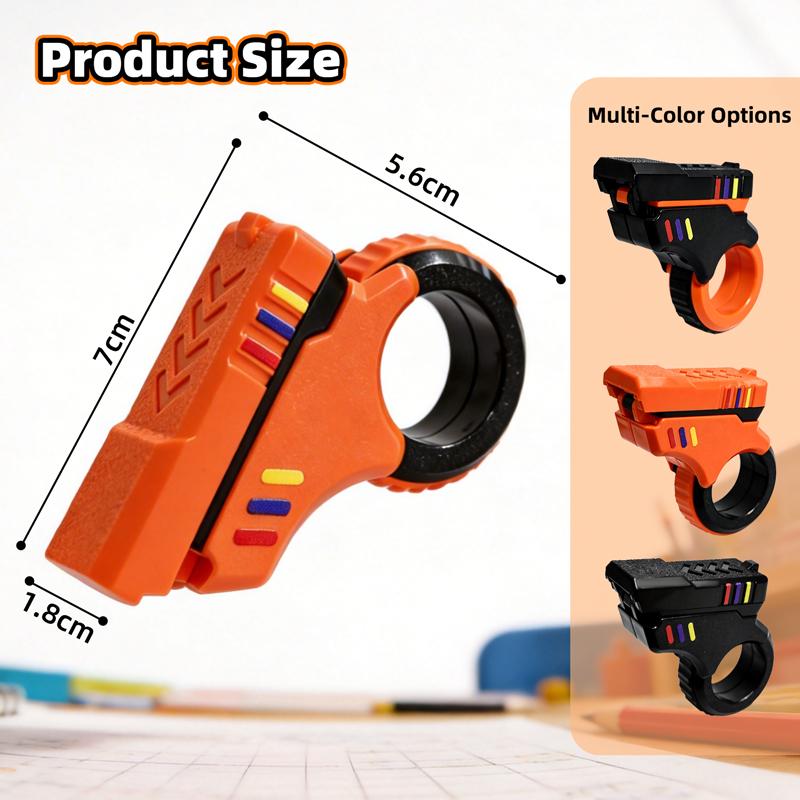 Rotary Finger Sliders Fidget Toy Fingertip Textured Ratchet Finger Fidget 3D Printed Pressure Relief Slider Fidegt Toys