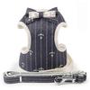 Cat Chest Harness Leash Set With Bow Tie Vest Styles Pet Chest Harness Suitable For Walking Cats And Puppies Leash
