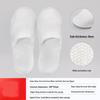 Thickened Coral Fleece Disposable Hotel Slippers - 10 Pairs