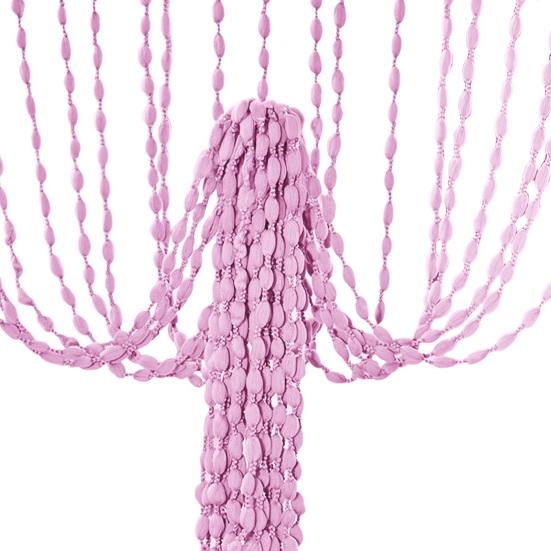 String Door Curtain Soft Balls Tassel Door Curtain Wall Panel Fringe Window Blind Decorative Room Divider for Home Bedroom Living Room Backdrop