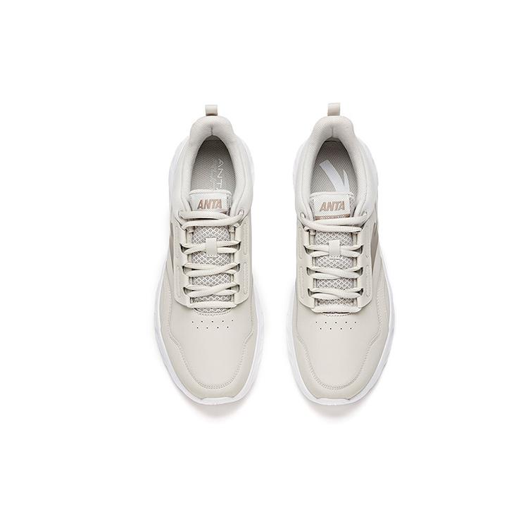Anta Running Collection Casual Cushioning Slip Resistant Abrasion Resistant Low Top Running Shoes Men's Shade 1 Gray 912045524-3