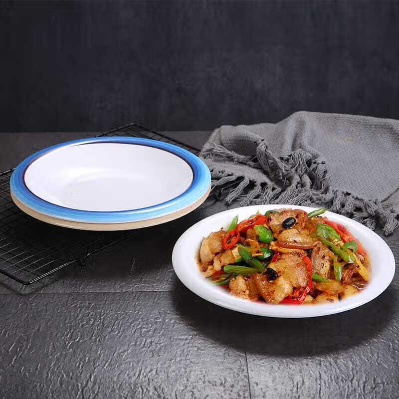 Melamine Deep Round Dinner Plate (10-Pack)