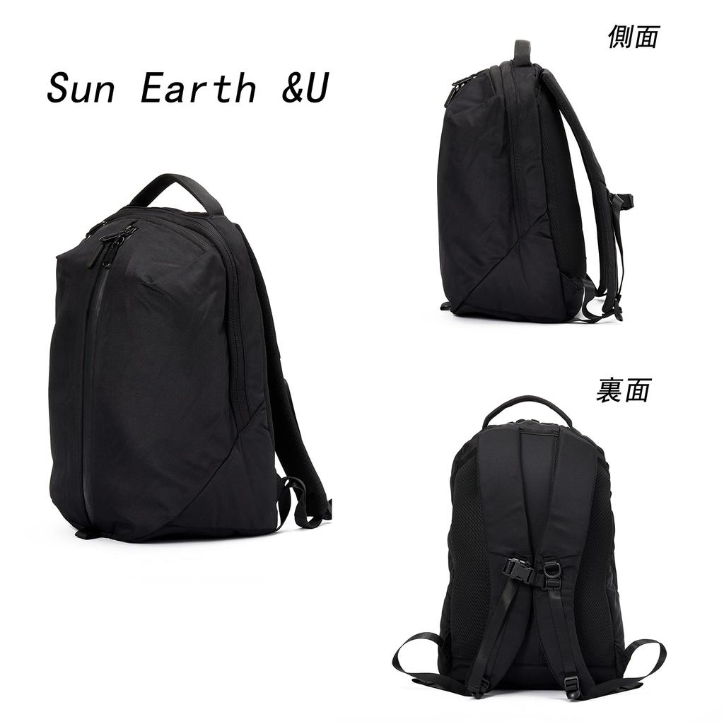 [sun Earth &u] Backpack for Men and Women, for the Gym, for Business, for Commuting To School, Work, and Business Trips, with a Dedicated Shoe Pocket