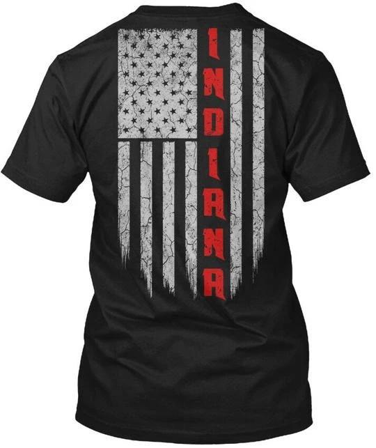 Indiana Thin Red Line TTshirt Made in the USA Size S to 5XL 4XL