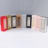 Kraft Paper Bag Decorative Oblong Shape Detachable Carry Cord Portable Pack Red Wine Contrast Color Translucent Visible Gift Bag for Champagne