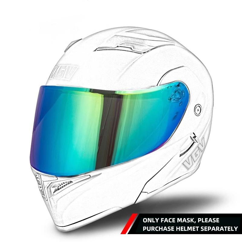 Flip Over Motorcycle Street Riding Helmet for Men and Women, Open Face Helmet, Summer Motorcycle Full Helmet, All Season Univers